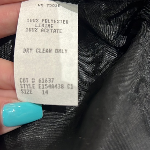 Royal Blue Bubble Hem Dress - Picture 5 of 5